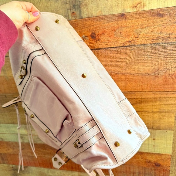 NWOT Vera Pelle Made in Italy Leather Motorcycle Style Bag - Picture 12 of 16